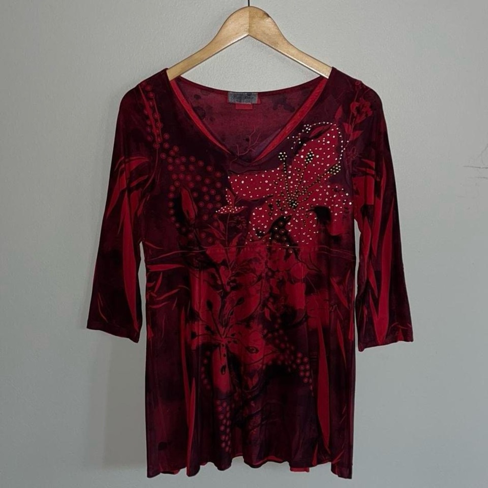 Pretty Woman Elegant Red Top